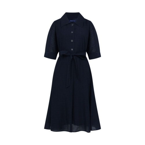 블룸스버리 돌먼슬리브 플레어 원피스 B5MN349