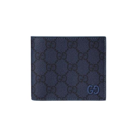남성 더스티 블루 GG 반지갑 768243 FAFBE 8448