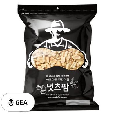 넛츠팜 볶음반태땅콩 1kg (6개)_이미지