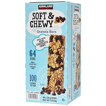 코스트코 커클랜드 소프트앤츄이 그래놀라<b>바</b> 64개입 1.54kg