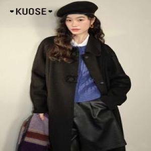 라펠 KUOSE 쿠오세 코트 롱 양모 롱 KSE2410002