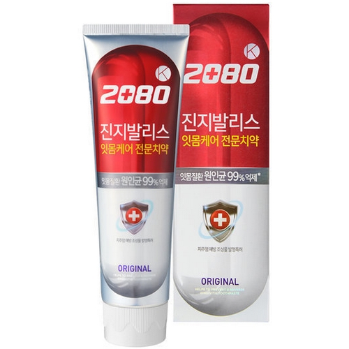 2080 진지발리스 오리지널 치약 120g (4개)_이미지