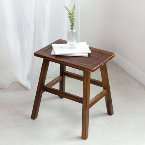 라로퍼니처 마인 원목 화장대 스툴 의자