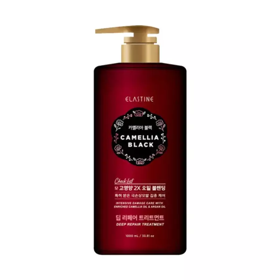  엘라스틴 카멜리아 블랙 딥 리페어 트리트먼트 1000ml [1개]