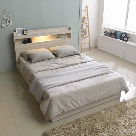 BIF보루네오 라보떼 이솝 서랍형 LED침대 SS (7존독립스프링)_이미지