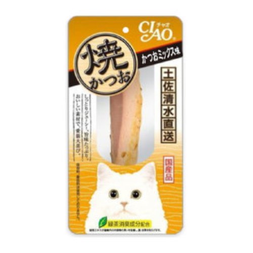 이나바 캣 챠오 야끼가츠오 가다랑어 믹스 QSC-24 20g (1개)