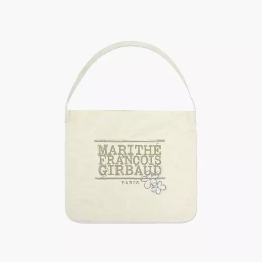 마리떼 프랑소와 저버 프랑소와크로스백 NQJ MFG45FBG229CRM FLOWER CLASSIC LOGO ONE SHOULDER ECO BAG cream_이미지