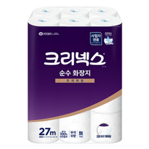크리넥스 ㅤ순수 화장지 27m (24롤) *1팩_이미지