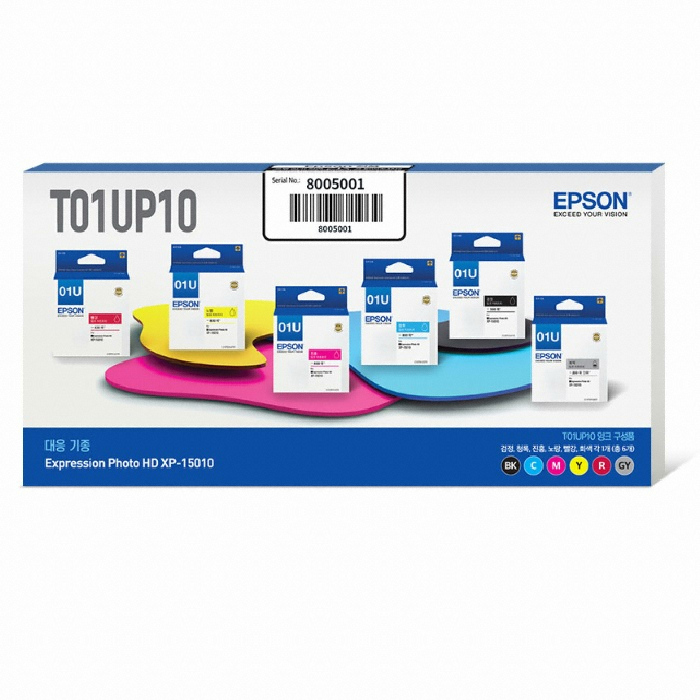 Epson 정품 T01UP10 4색 세트_이미지