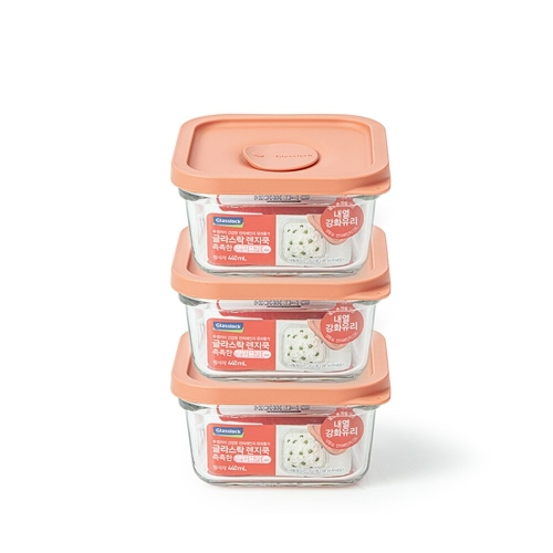 SGC�ַ�� �۶󽺶� ������ ������ �޹��� ���簢 440ml