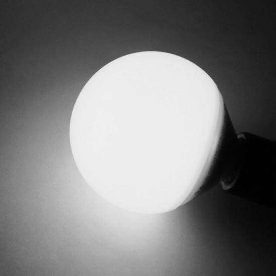 GS LED 숏타입 볼전구 주광색 12W (30개)_이미지