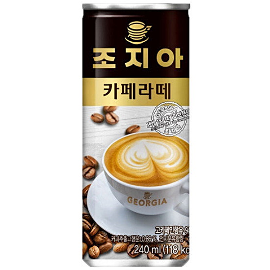 코카콜라음료 조지아 카페라떼 240ml (6개)