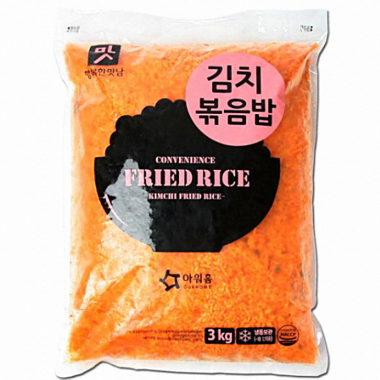 아워홈 김치볶음밥 3kg (1개)