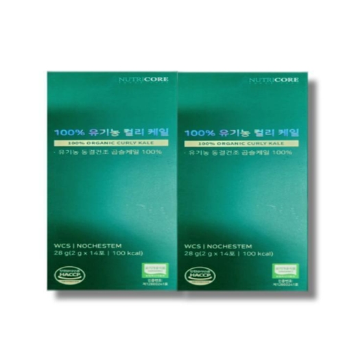 뉴트리코어 WCS 100% 유기농 컬리 케일 2g 14포 (2개)