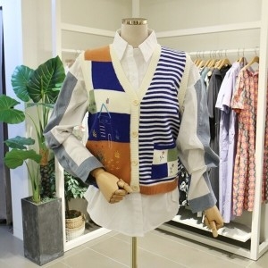 오픈클로젯 사각스트라이프니트베스트 DO259VT700_이미지