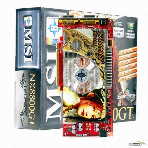 MSI ������ 8800GT NX8800GT Shader OC RedForce 512MB (���ۺ��) �����ڽ�