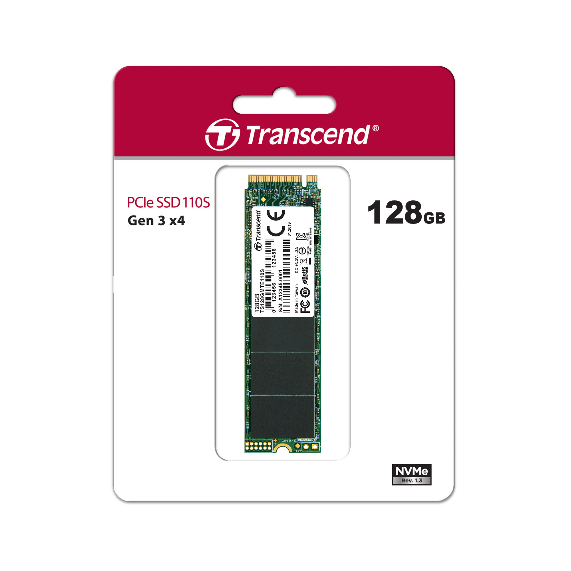 트랜센드 MTE110S M.2 NVMe (128GB)_이미지