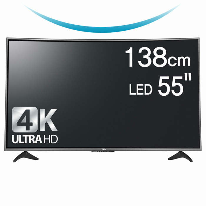 크로스오버 TIO 5525K UHD 커브드 TV (스탠드)