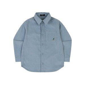 캉골키즈 코듀로이 베이직 셔츠 RC 0104 블루 ARCCSH01040BU