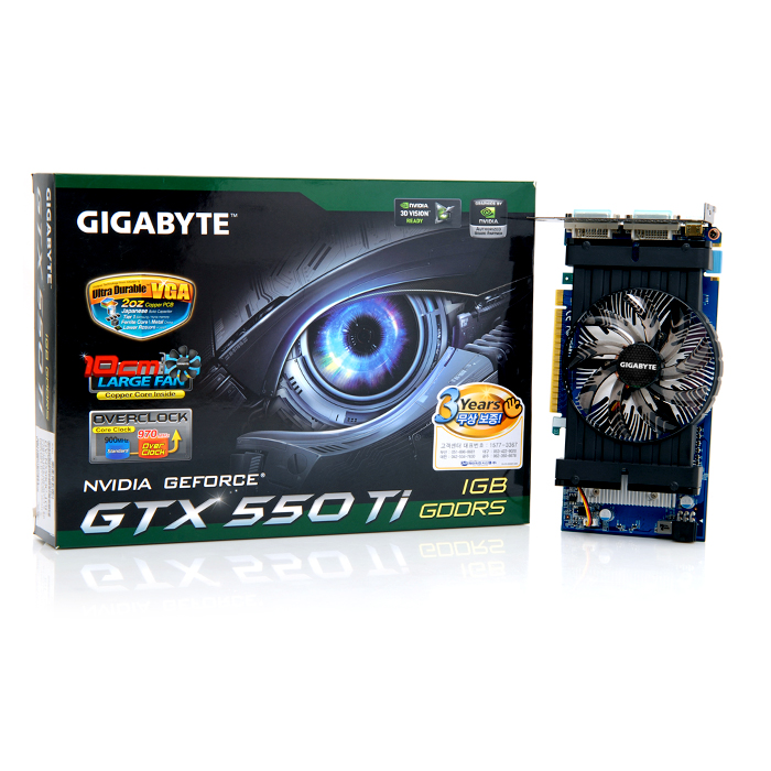 GIGABYTE 지포스 GTX550 Ti UDV Over D5 1GB WING-100_이미지