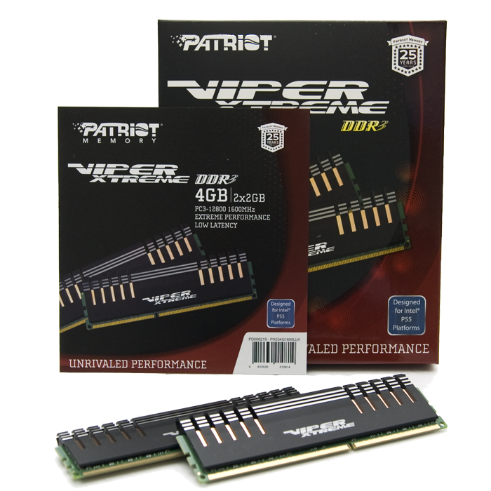 DDR3-1600 CL8 VIPER Xtreme 패키지