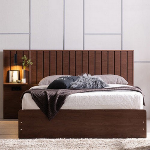 아벨라 프리미엄 빅수납 호텔 LED침대 K+협탁