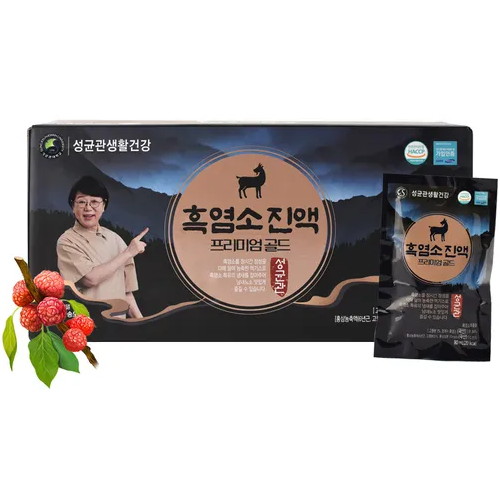 성균관생활건강 흑염소진액 프리미엄 골드 80ml 30포