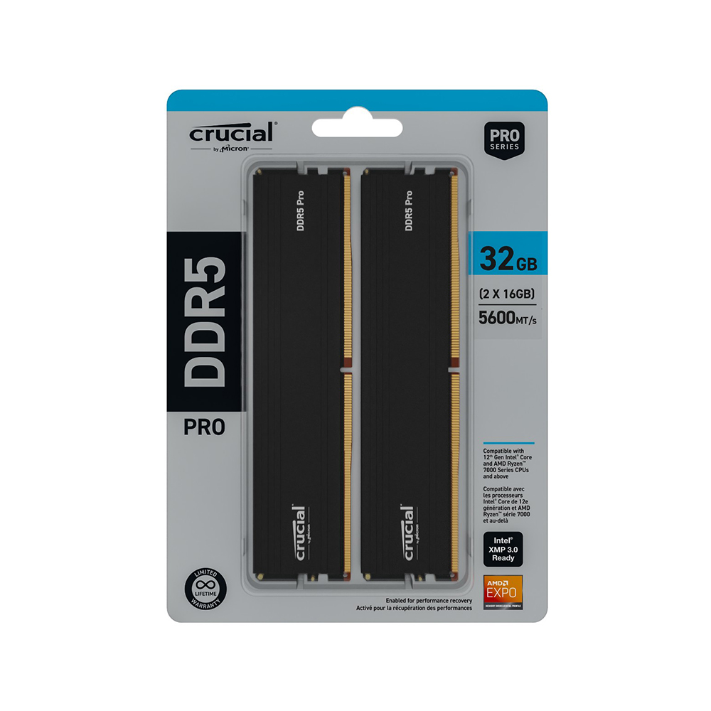����ũ�� Crucial DDR5-5600 CL46 PRO ��Ű�� �����Ƽ����