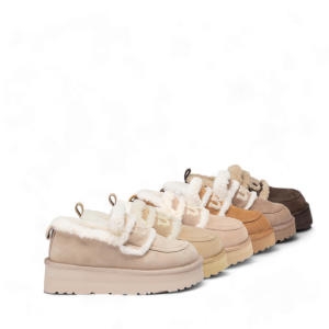 UGG 호주 OZWEAR OB939P VIOLET SHEARLING PLATFORM LOAFER_이미지