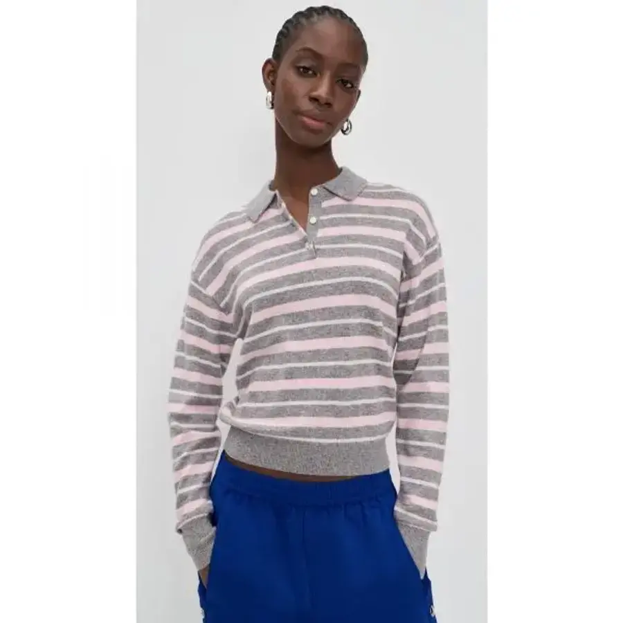 EnC Guest in Resid e 게스트 인 레지던스 대학 스트라이프 캐시미어 폴로 7584091_이미지