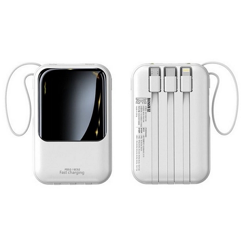 아이온코리아 BOSSWIZ PD 22.5W 미니 듀얼 플래시 보조배터리 BOS-PD210K 10000mAh_이미지