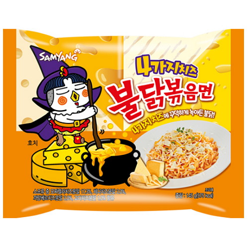 삼양식품 4가지 치즈 불닭볶음면 145g (16개)