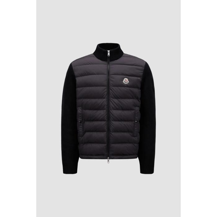 몽클레르 남성 패딩 코튼 가디건 블랙_K10919B00023M1115999
