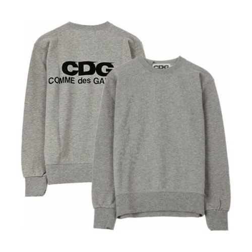  꼼데가르송 COMME DES GARCONS SZ-T002-051-4 CDG로고 맨투맨 그레이 남성 맨투맨TS