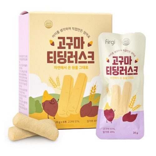 퍼기 티딩러스크 치발과자 고구마 20g (30개)