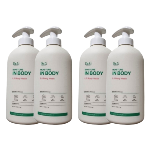 고운세상 닥터지 모이스처 인 바디 5.0 바디워시 500ml (4개)