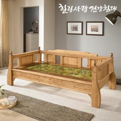 힐링사랑건강침대 336S 소나무 옥소파 MS (해주옥C)_이미지