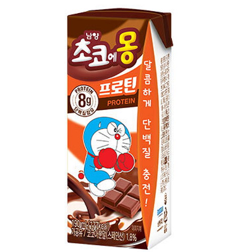 남양유업 초코에몽 프로틴 190ml이미지입니다. 누르면 해당 게시물로 새창이동합니다.