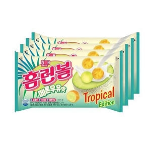 해태제과 홈런볼 메론우유맛 43g (4개)_이미지
