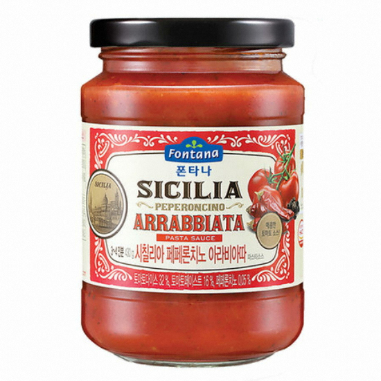 폰타나 시칠리아 페페론치노 아라비아따 파스타소스 430g (3개)_이미지