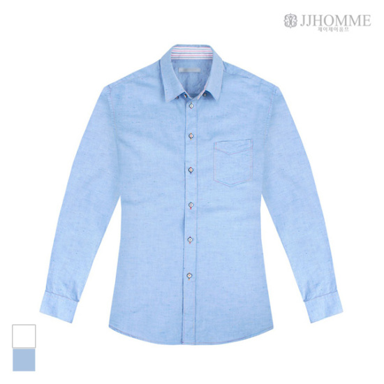 제이제이옴므 팝콘스티치 슬림핏 셔츠 J171RF1SH213_이미지