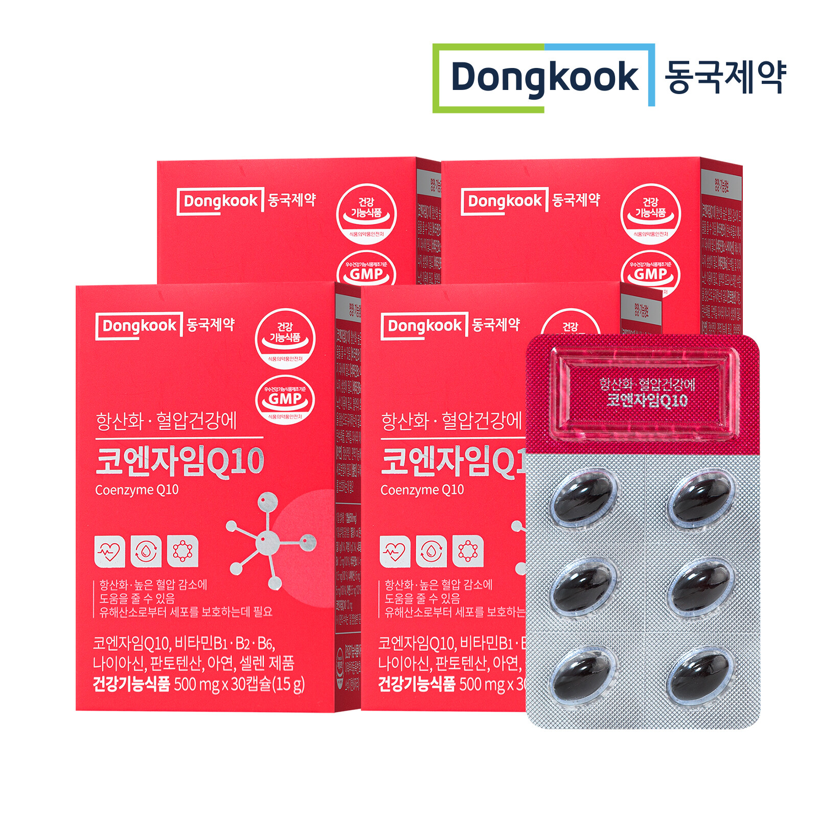 동국제약 항산화 혈압건강에 코엔자임Q10 30정 (4개)_이미지