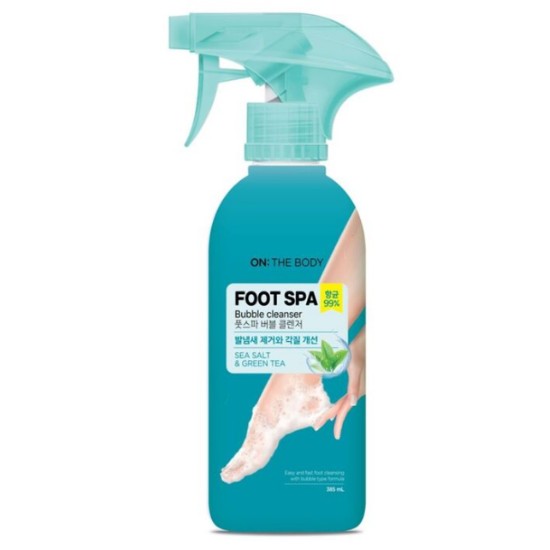 온더바디 레몬민트향 풋스파 버블클렌저 385ml (3개)
