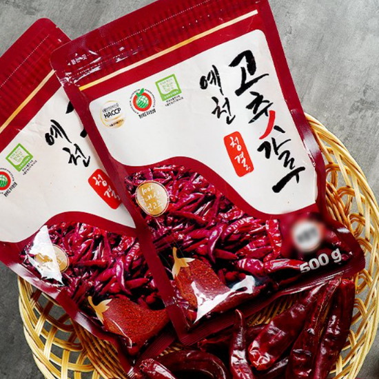 영농조합법인 24년 예천 청결 고춧가루 보통맛 500g (3개)