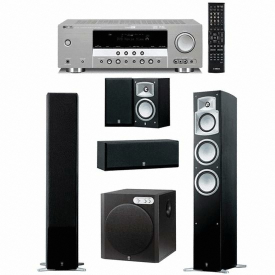 야마하 NS-8900 5.1채널 + 야마하 AV리시버 (RX-V361, YST-SW012)