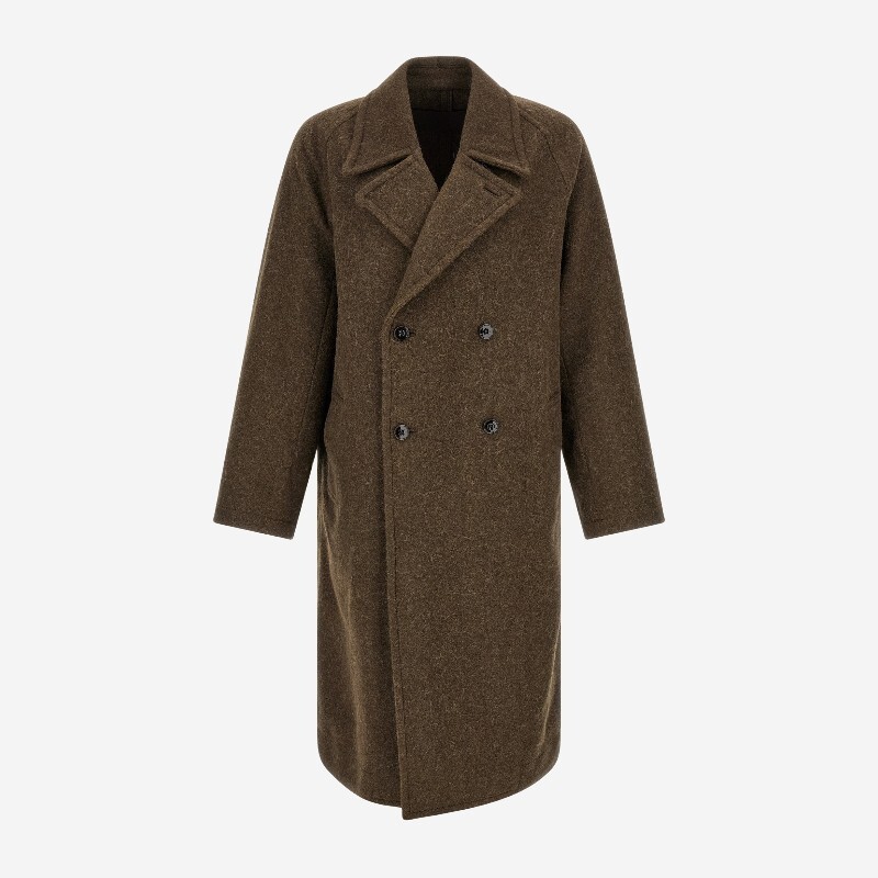 소프트 더블브레스트 코트 CO1169LF1700 GR704