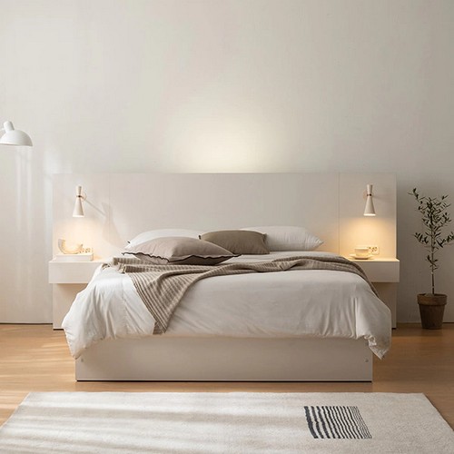 스칸디아 데이 호텔 수납침대 LK+협탁2개 (매트별도)_이미지