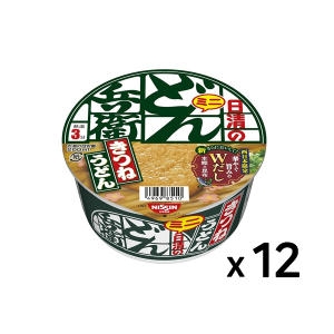  닛신 돈베에 키츠네 우동 미니 12개입 일본 컵라면