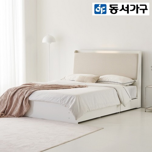 동서가구 벨로나 패브릭 LED침대 Q (매트별도)_이미지