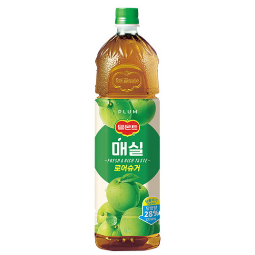 롯데칠성음료 델몬트 매실 로어슈거 1.5L (6개)